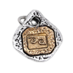 藏银扎基拉姆 做旧藏传元素白哈尔王吊坠diy文玩手串饰品保色配件