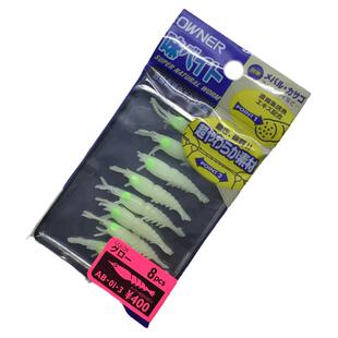 OWNER欧纳仿真虾浓缩香味82586日本进口夜光假饵路亚鲈鳜白鱼软饵