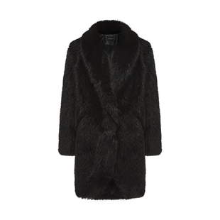 【李一桐同款】NanaJacqueline环保皮草女新款高级感时尚翻领外套