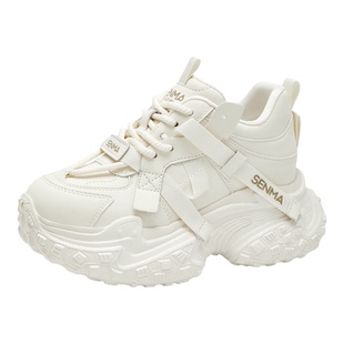 森马巨好看老爹鞋女2026新款爆款厚底百搭休闲内增高加绒运动鞋子