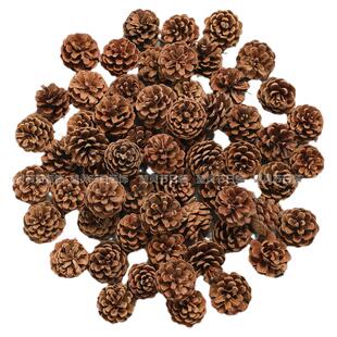 天然松果本地松 马尾松球幼儿园装饰diy手工材料圣诞节装饰摆件