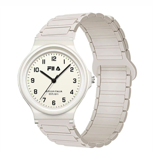 适用FILA斐乐6586儿童手表男款女款初高中大学生表带磁吸硅胶腕带