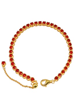 新年礼物培育红宝石手链