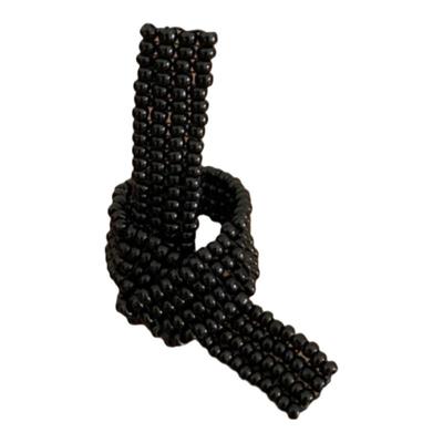 米珠手工串珠打结戒指