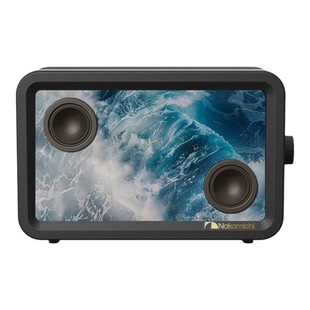 Nakamichi中道透明悬浮歌词蓝牙音箱字幕音箱复古桌面送礼物音响