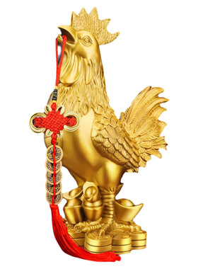 【全网热销】纯黄铜公鸡摆件礼品