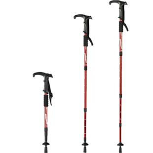 登山杖手杖超轻男女伸缩户外折叠拐棍老人拐杖徒步爬山装备配件