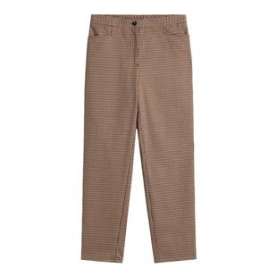 Aquascutum/雅格狮丹秋冬新品时尚女格纹锥形裤休闲裤Q5061EL021