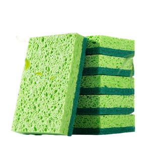 居家家洗碗海绵块可降解木浆棉洗碗擦厨房清洁百洁布泡沫洗碗神器