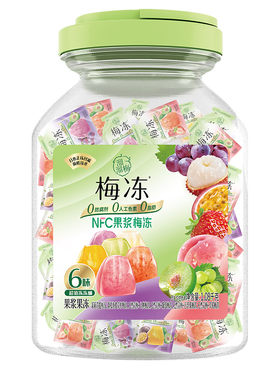 【溜溜梅 梅冻桶】蒟蒻吸吸果冻6味NFC果浆鲜榨办公休闲零食小吃