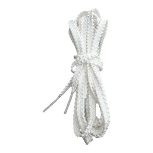 适配沃兰迪911鞋带原装品质6mm宽扁跑步鞋白色锯齿麦穗窄鞋绳男女