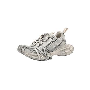 【自营】Balenciaga/巴黎世家男士3XL系列银灰系带破坏做旧休闲鞋