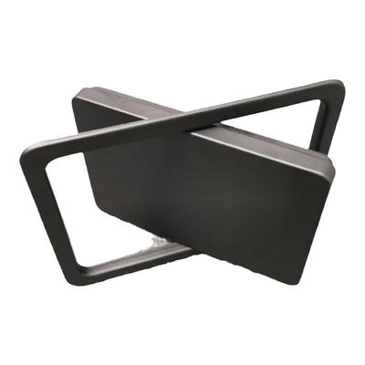 不锈钢嵌入式台面方形黑色摇盖