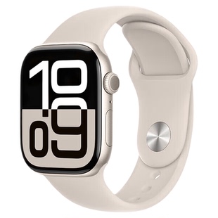 匠戴适用苹果S11手表iwatchs10表带applewatchs9官款SE硅胶ultra官方3新款2同款S8高级S7运动S6男款5女腕表带