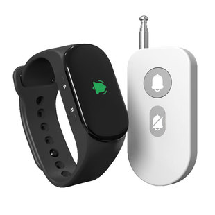 涛米震动手环呼叫器无线遥控手表报警器SPA服务提醒铃会所遥控茶楼餐厅手表呼叫器