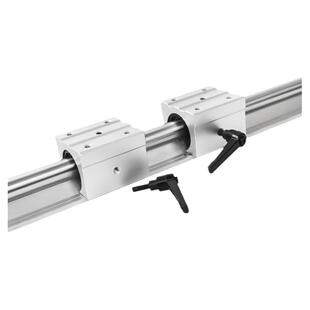 导轨滑轨滑块套装SBR直线高精密木工锯台铝托圆柱光轴SBR16/20/25