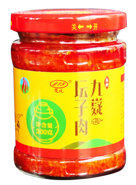 湖南九嶷山坛子辣椒酱下饭菜