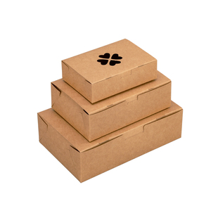 韩式炸鸡打包盒 牛皮纸纸盒小吃防油盒子 鸡腿鸡翅鸡排打包外卖盒