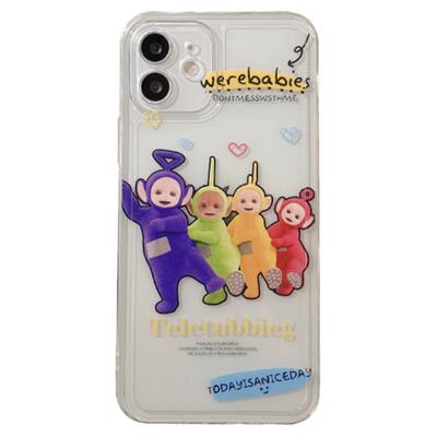 天线宝宝软壳苹果保护套童趣