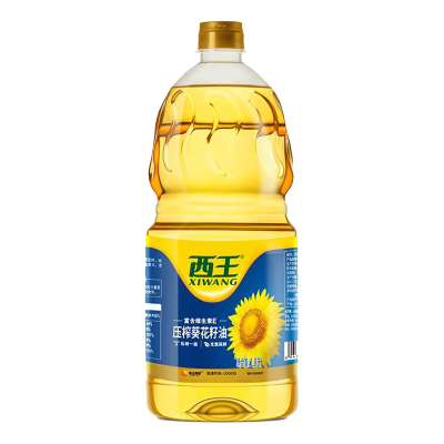 西王压榨葵花籽油1.8L葵花籽植物食用油小瓶装家用