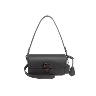 【自营】COACH/蔻驰STUDIO BAGUETTE 女士皮质单肩斜挎手提包法棍