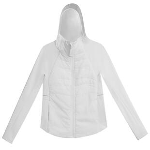 爱慕运动秋日向暖秋冬女士外穿带帽拉链薄棉服AS144T61
