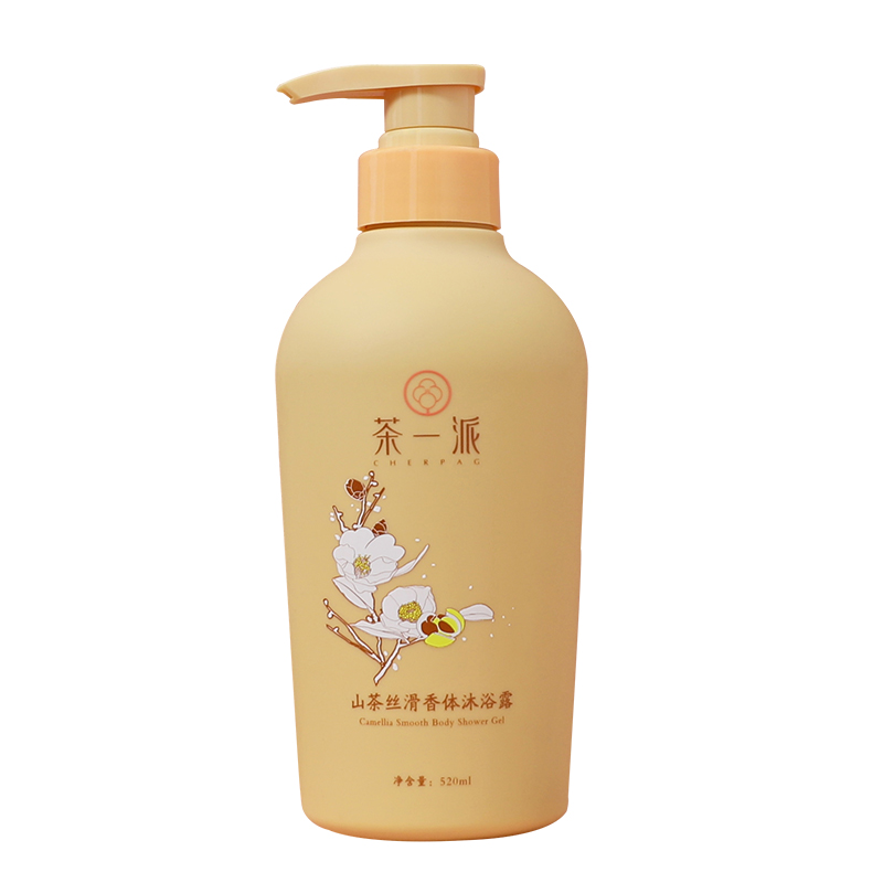 茶一派山茶絲滑香體沐浴露留香清潔沐浴乳液