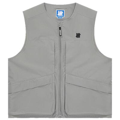 无领户外马甲五条杠无袖