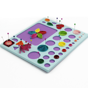 纸艺时代第3代多功能衍纸模板衍纸专用工具DIY衍纸造型模板衍纸尺