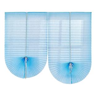 窗帘百叶帘免打孔自粘遮光百褶卧室隐私帘办公出租房客厅遮阳防晒