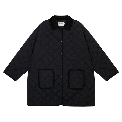 BUCH WEAR棉服女2025冬季新款高级廓形菱格大口袋厚外套602737