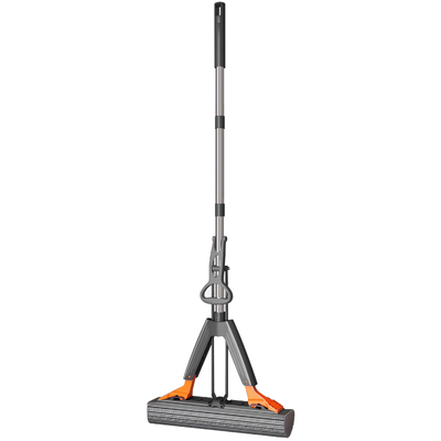 双翼四重挤水海绵拖把家用一拖净2023新款对折式免手洗胶棉拖把头