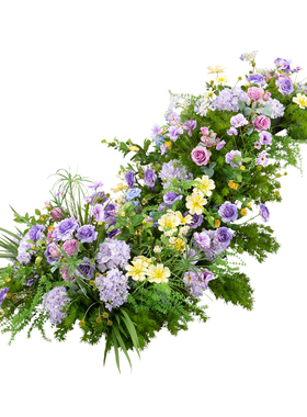 高级仿真瀑布桌花生日求婚假花