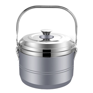 黄河8L304不锈钢免火再煮锅家用焖烧锅保温节能锅离火续煮锅汤锅