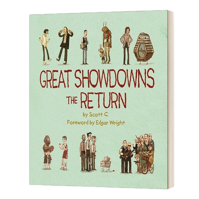 英文原版 Great Showdowns the Return Scott Campbell的异想电影插画 归来 英文版 进口英语原版书籍