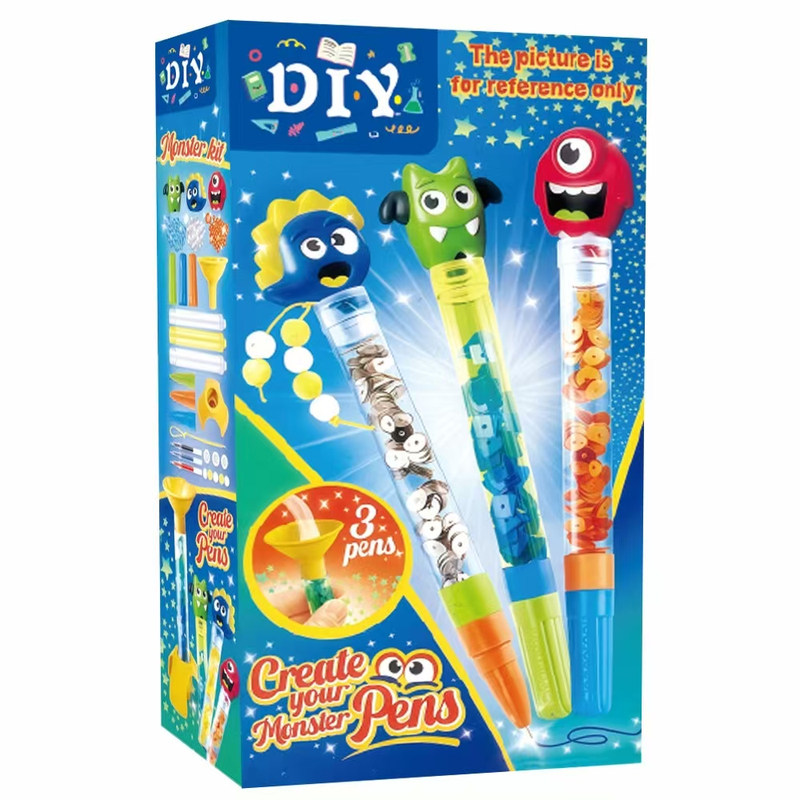 DIY魔法流沙笔儿童手工制笔套水彩笔