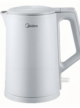 美的电热水壶家用1.5L容量316L不锈钢自动断电烧水壶SH15M117-PRO