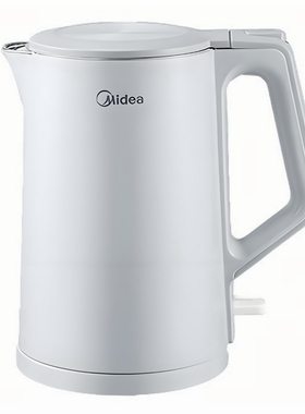 美的电热水壶家用1.5L容量316L不锈钢自动断电烧水壶SH15M117-PRO