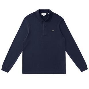 【自营】Lacoste/拉科斯特长袖POLO衫宽松商务休闲潮流上衣春秋季