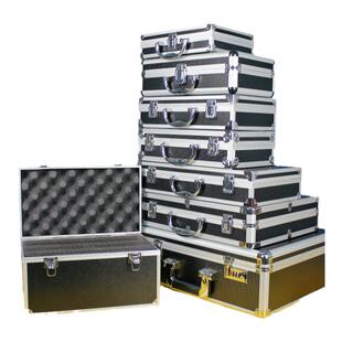 手提式铝合金工具箱带锁密码保险箱科研教具玩具箱医疗仪器设备箱