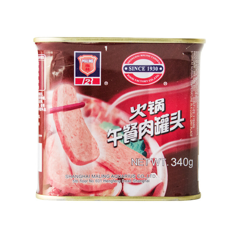 梅林火锅午餐肉罐头340g*24罐火