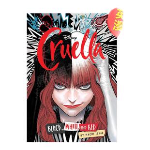迪士尼库伊拉黑白与血色 黑白魔女库伊拉 可拍多册英文漫画进口原版书平装Disney Cruella: Black White, and Red Hachi