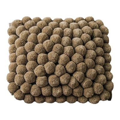 inchgrass北欧热销大牌同款奢华风格手工靠垫白色毛绒抱枕沙发