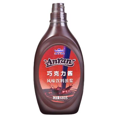 安然巧克力酱680g挤瓶烘焙