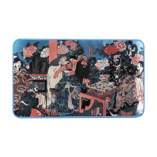 人文之宝歌川国芳三国艺术桌垫刮骨疗伤人民文学出版社文创礼品