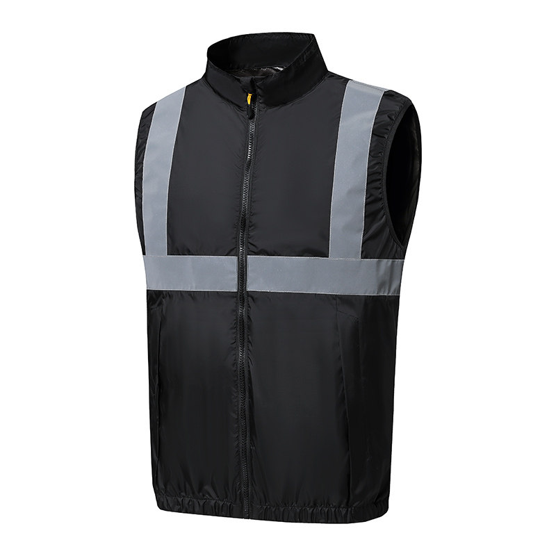 夏季降温反光工地风扇空调服马甲