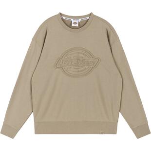 Dickies帝酷适2025秋冬新款贴布包针绣LOGO宽松休闲圆领卫衣男女