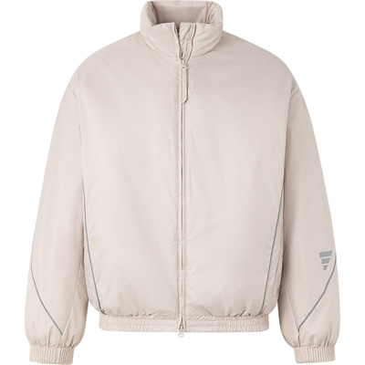 Adidas/阿迪达斯正品2024男士反光条宽松休闲立领棉服JY0212