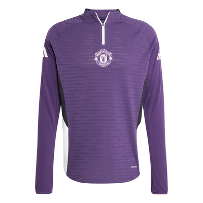 阿迪达斯男子曼联球员版速干足球长袖运动训练服套头衫 JP3133