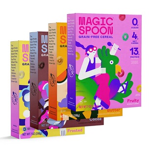 美国直邮Magic Spoon Keto Cereal生酮早餐零糖低碳即食营养麦片